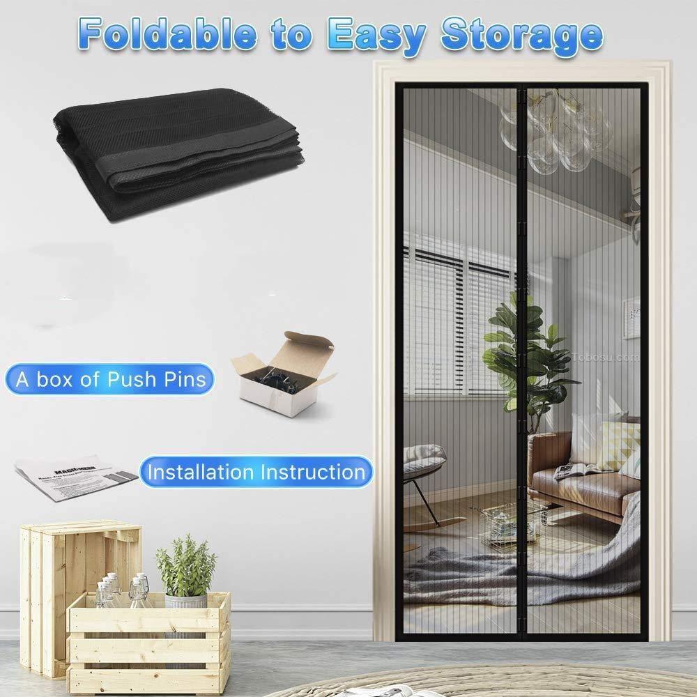 Viral Door Curtain - Mesh Screen Net Home Magnetic Foldable Anti Mosquito Door Curtain